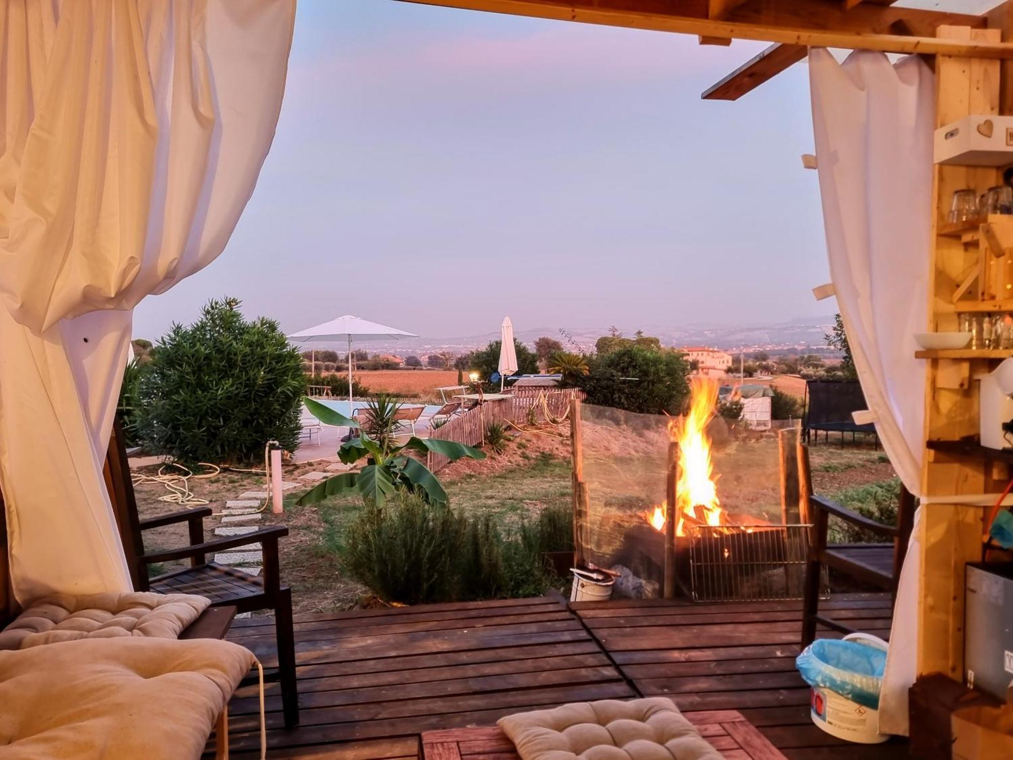 Agriturismo Rosa Antica Monte San Vito Exteriör bild
